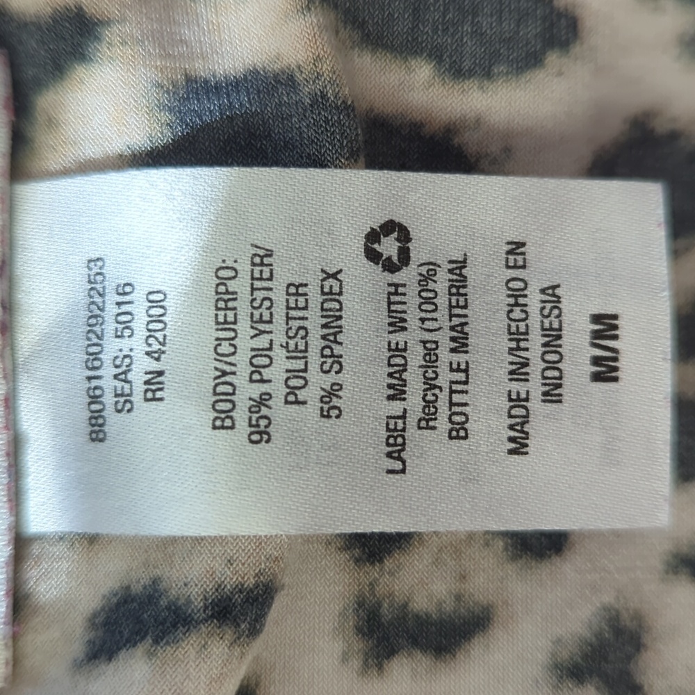 Jaclyn Smith Collection Stretch Animal Print Skirt MEDIUM Tan Black - Picture 3 of 13